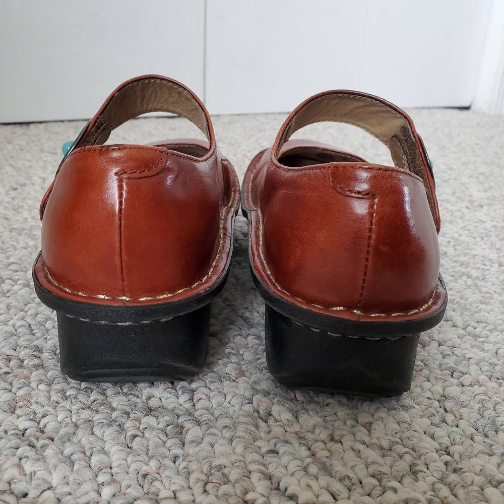 ALEGRIA paloma Mary Jane shoes brown leather - Picture 3 of 11